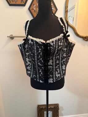 Le Femme en Noir Sleepy Hollow corset 3x